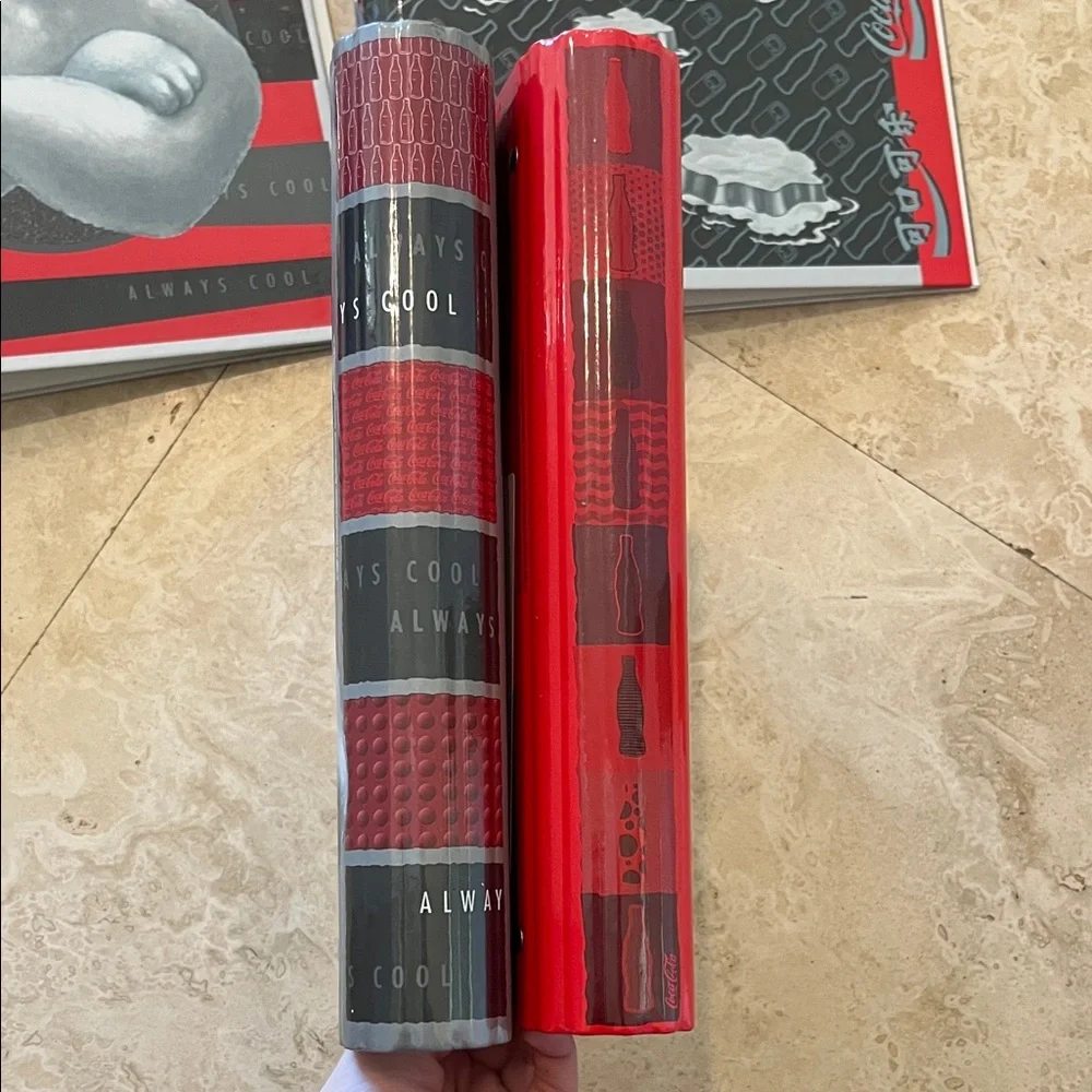 Coca-Cola Polar Bear Binder Collection - Set of 4 from 1990s